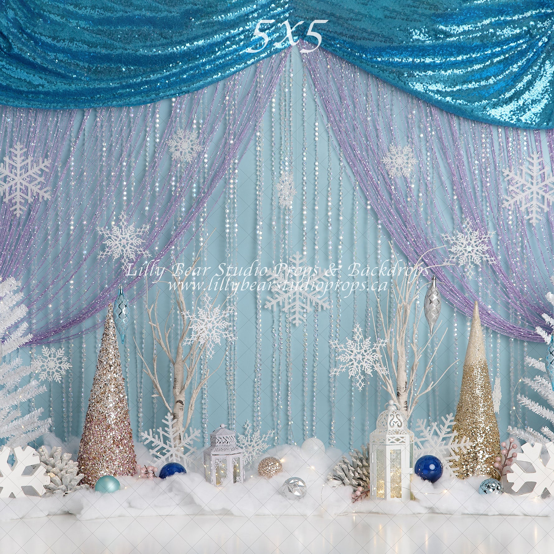 Frozen Winter by Sweet Memories Photos By Carolyn sold by Lilly Bear Studio Props, cake smash - FABRICS - frozen - girl