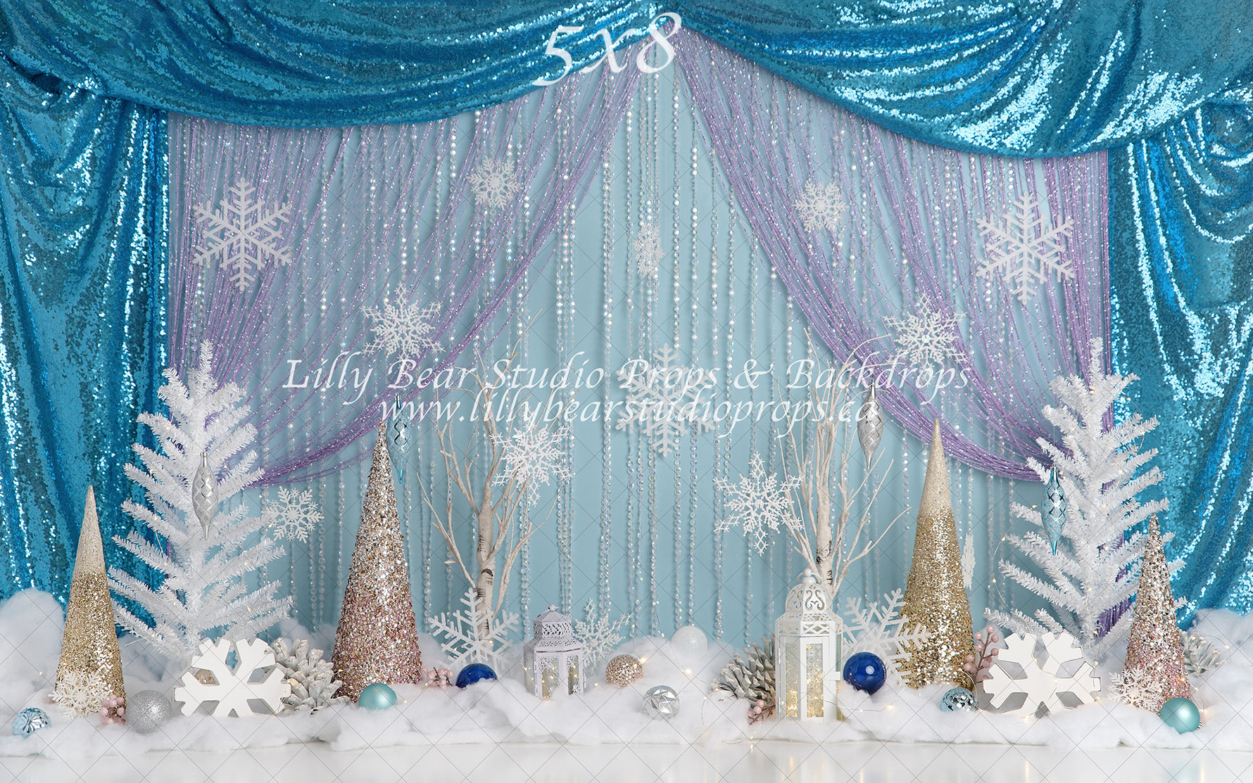 Frozen Winter by Sweet Memories Photos By Carolyn sold by Lilly Bear Studio Props, cake smash - FABRICS - frozen - girl