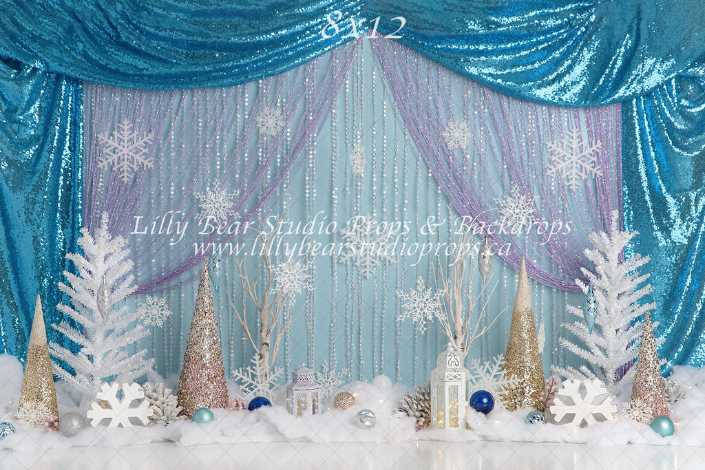 Frozen Winter by Sweet Memories Photos By Carolyn sold by Lilly Bear Studio Props, cake smash - FABRICS - frozen - girl