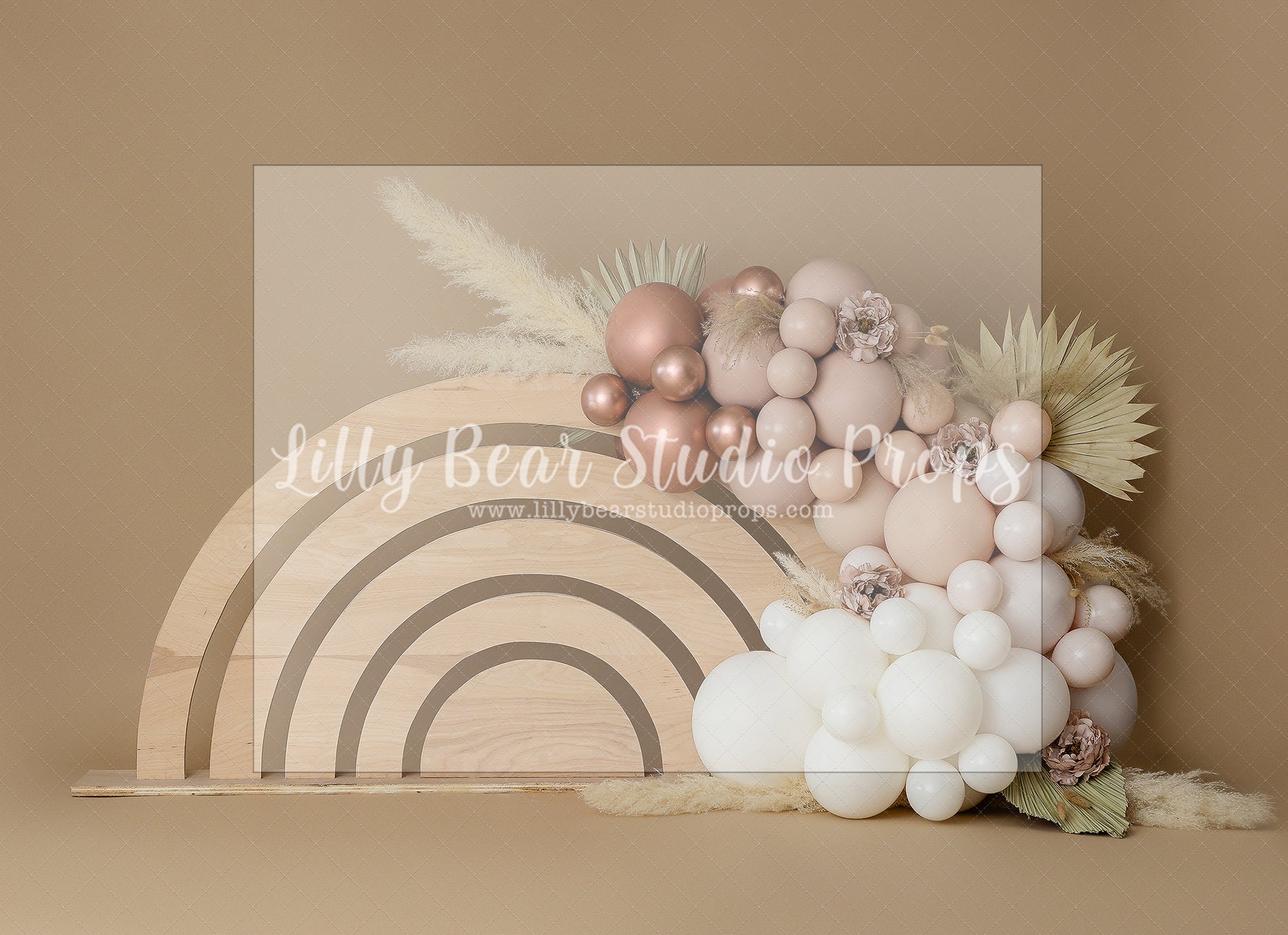 Girly Boho Rainbow - Lilly Bear Studio Props, boho, boho balloon garland, boho balloons, boho chic, boho garland, boho pastel rainbow, boho rainbow, boho rings, boho spring, FABRICS, neutral rainbow, one, pastel rainbow, rainbow, rainbow boho, Scandinavian rainbow, wood rainbow