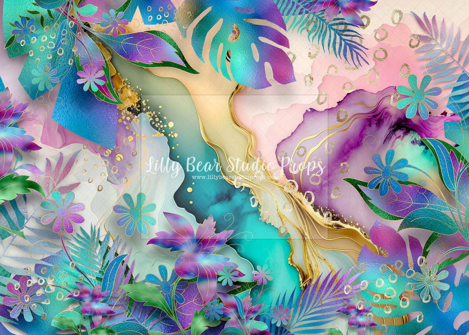 Glam Jungle Purple & Teal