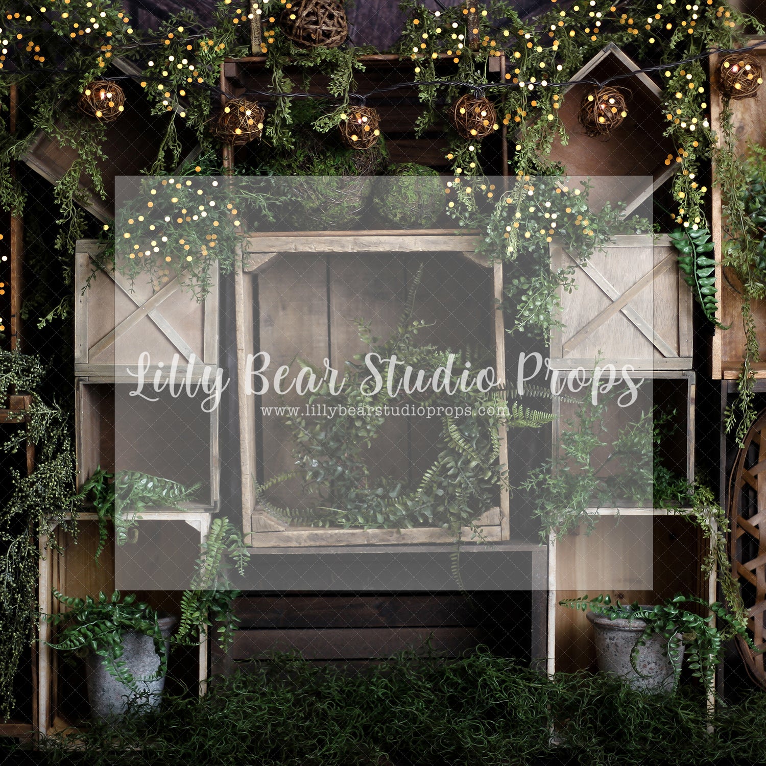 Garden Box Wall Lights - Lilly Bear Studio Props, boho spring, FABRICS, flower barn doors, flower garden, flower ladder, flower stand, fresh flowers, garden, spanish moss, spring, spring garden, spring mini, spring time, springtime, sprintime, tulips, watering can