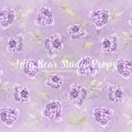 Garden Peonies Lavender by Jessica Ruth Photography sold by Lilly Bear Studio Props, FABRICS - floral - floral sweep