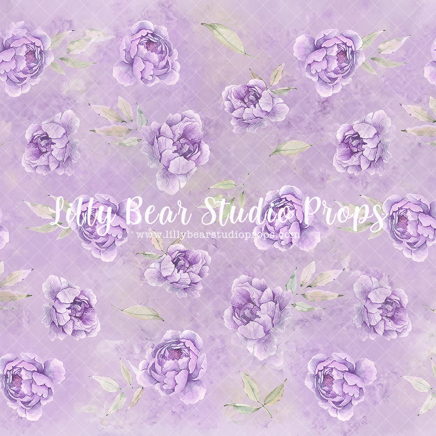 Garden Peonies Lavender by Jessica Ruth Photography sold by Lilly Bear Studio Props, FABRICS - floral - floral sweep