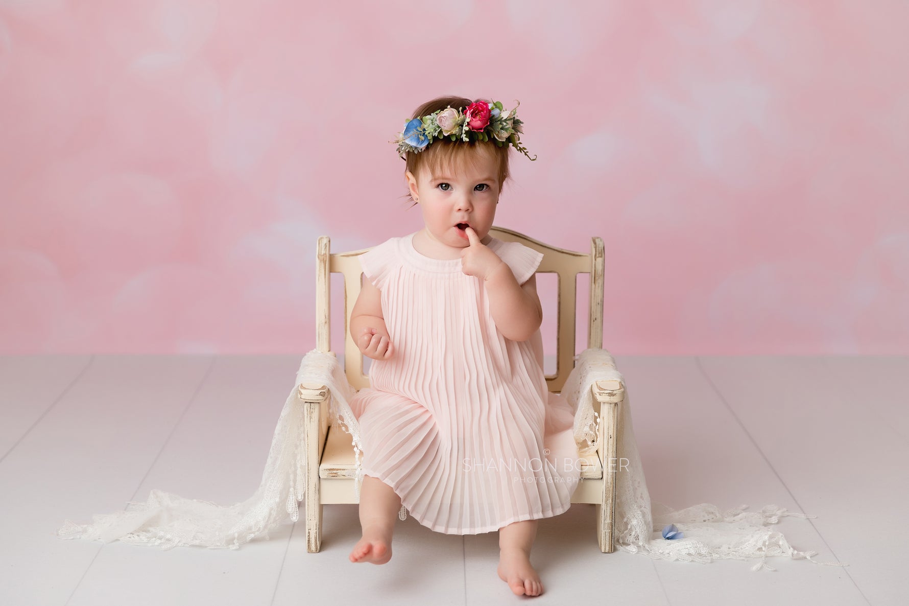 Gardinia by Lilly Bear Studio Props sold by Lilly Bear Studio Props, abstract - bokeh - FABRICS - girl - hearts - pink