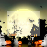 Ghostly Boo Boulevard - Lilly Bear Studio Props, autumn, autumn colors, autumn forest, autumn fox, autumn leaves, creepy halloween, Fabric, FABRICS, fall forest, farm pickup, forest, full moon, glowing moon, halloween, halloween forest, halloween gnomes, halloween haunt, halloween mini, halloween night, halloween pumpkins, moon, moonlight, moonlight forest, night moon, pickup, pickup truck, pumpkin farm, red pickup, scary halloween, skulls, spooky halloween