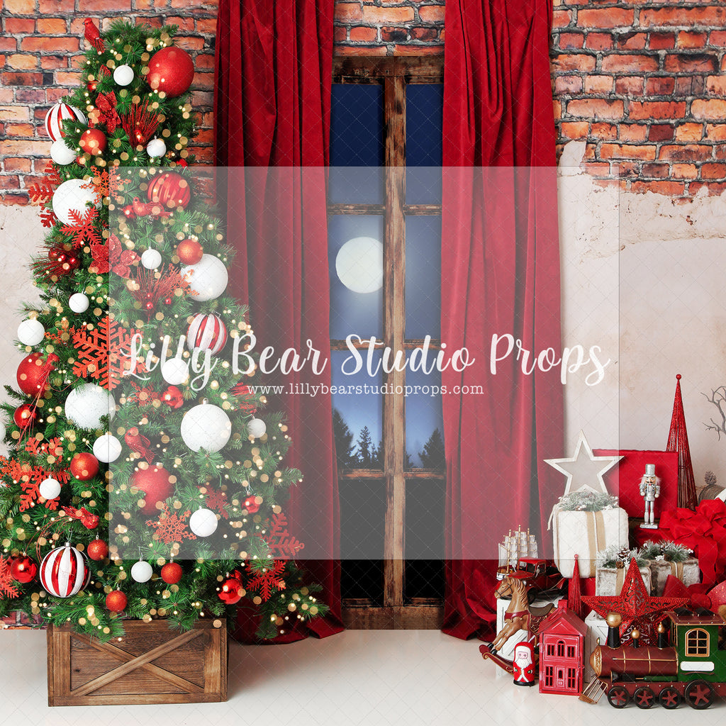 Giftmas Wonder - Lilly Bear Studio Props, christmas, Cozy, Decorated, Festive, Giving, Holiday, Holy, Hopeful, Joyful, Merry, Peaceful, Peacful, Red & Green, Seasonal, Winter, Xmas, Yuletide