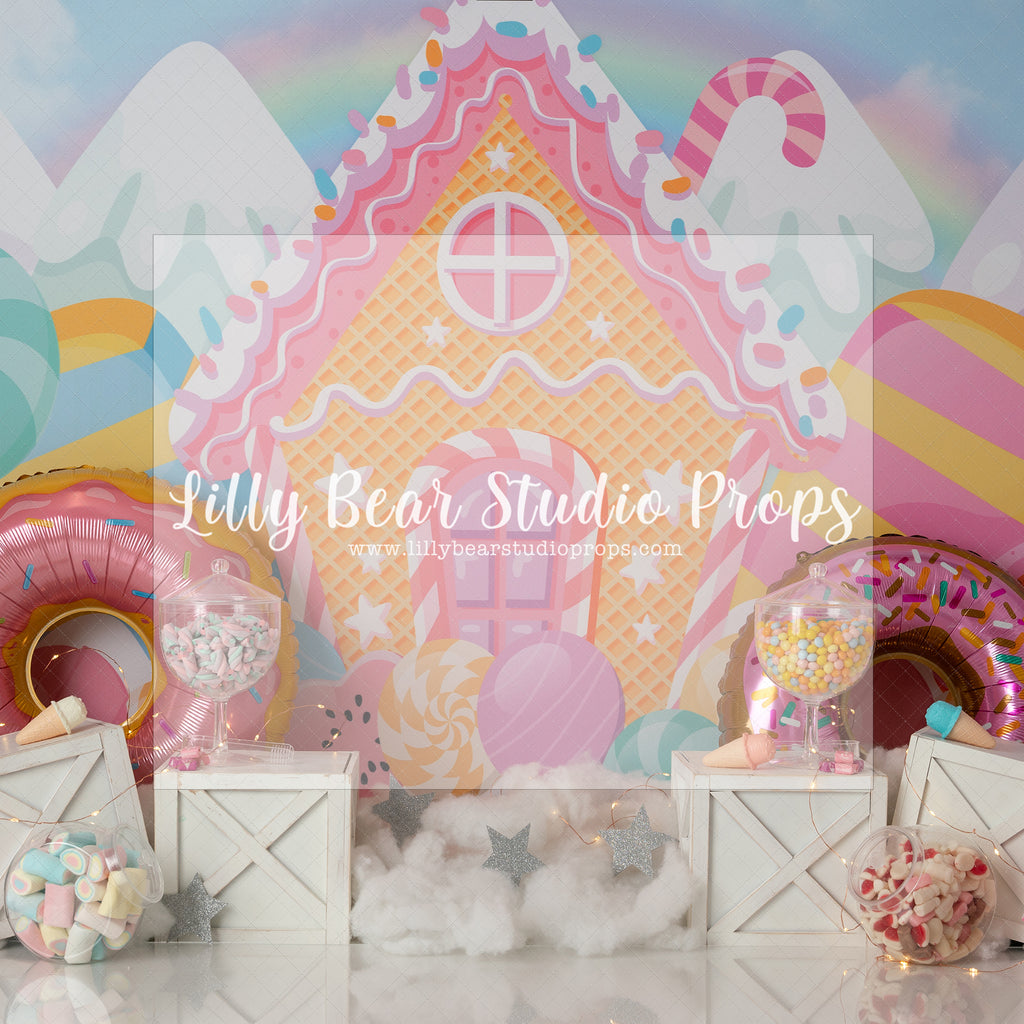 Gingerbread Donuts - Lilly Bear Studio Props, candy land, donuts, gingerbread, gingerbread cookies, gingerbread house, lollipop, lollipops, pink donuts, sprinkle donuts, sugar house
