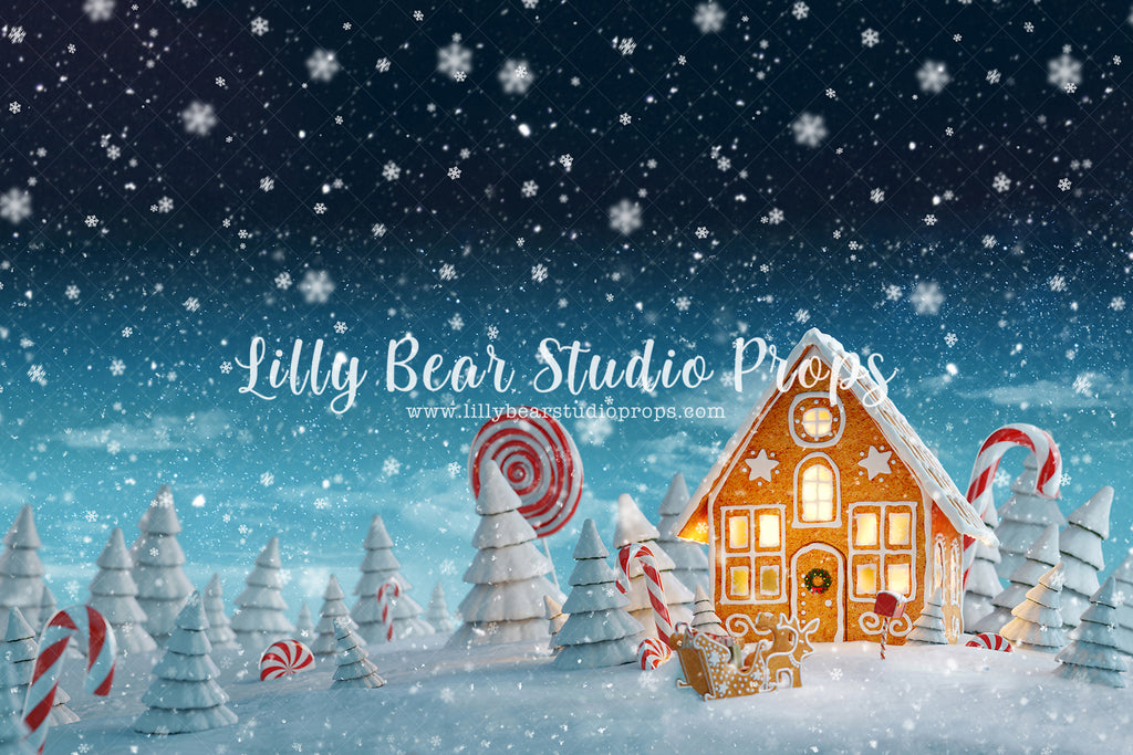 Gingerbread Lane - Lilly Bear Studio Props, christmas, holiday