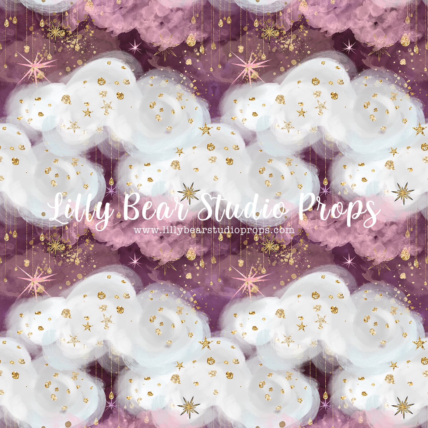Glitter Skies by Lilly Bear Studio Props sold by Lilly Bear Studio Props, blue clouds - circus - clouds - girls - glitt