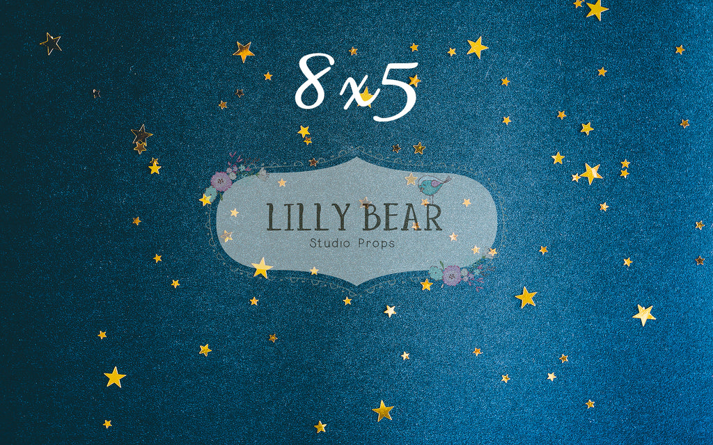 Glitter Evening by Lilly Bear Studio Props sold by Lilly Bear Studio Props, evening - FABRICS - night sky - nighttime