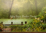 Gone Fishing Dock - Lilly Bear Studio Props, critters, dock, FABRICS, fish, fish net, fish scales, fishing, fishing dock, fishing rod, fishy, forest, forest animals, fox, go fish, gold fish, gone fishing, little wild one, march, pond, raccoon, squirel, trees, wild, wild one