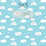 Good Night Little One by Lilly Bear Studio Props sold by Lilly Bear Studio Props, bed time - boy - cloud pattern - clou