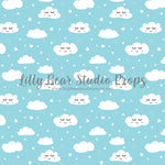 Good Night Little One by Lilly Bear Studio Props sold by Lilly Bear Studio Props, bed time - boy - cloud pattern - clou