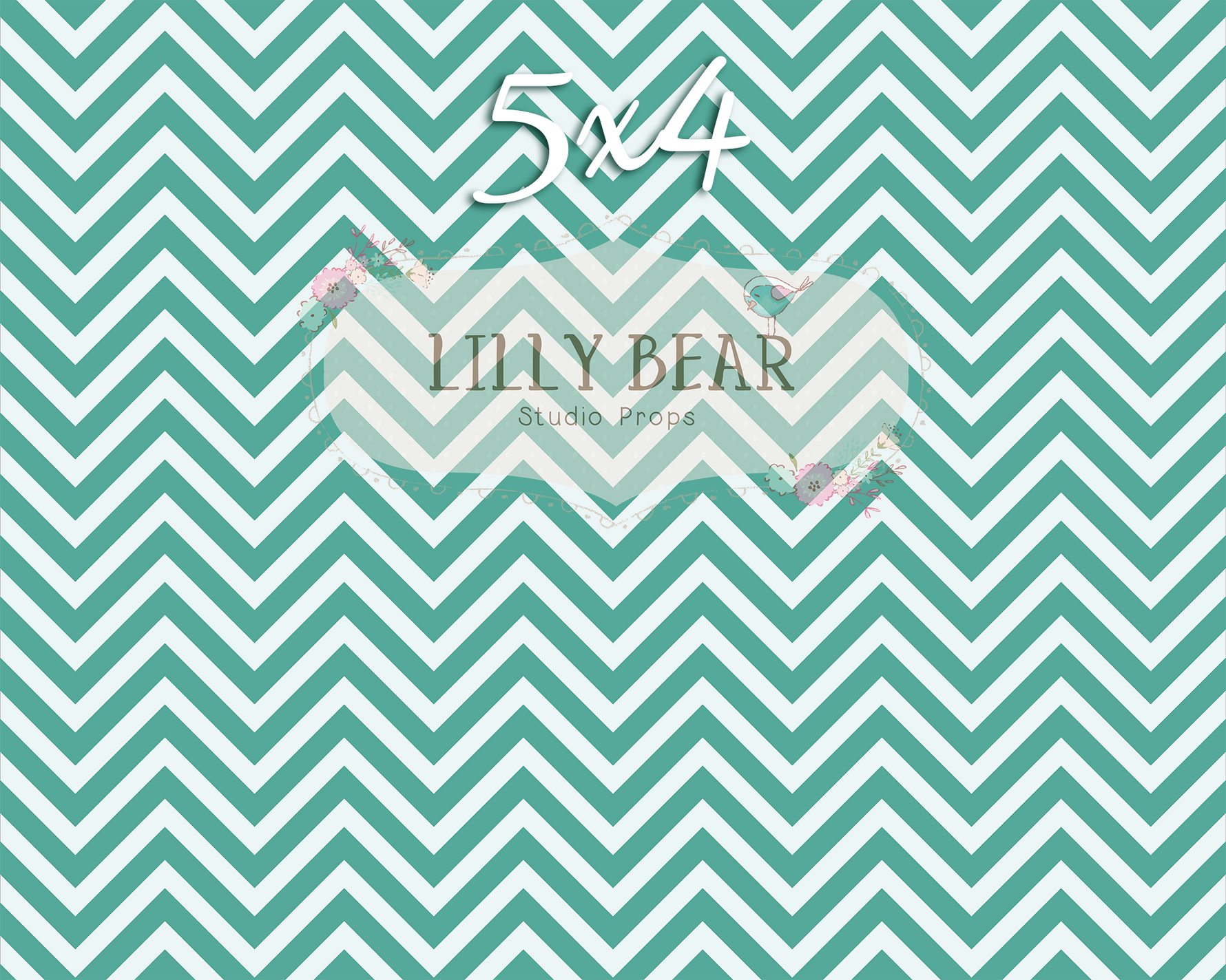 Green Chevron by Lilly Bear Studio Props sold by Lilly Bear Studio Props, chevron - FABRICS - green - green chevron - p