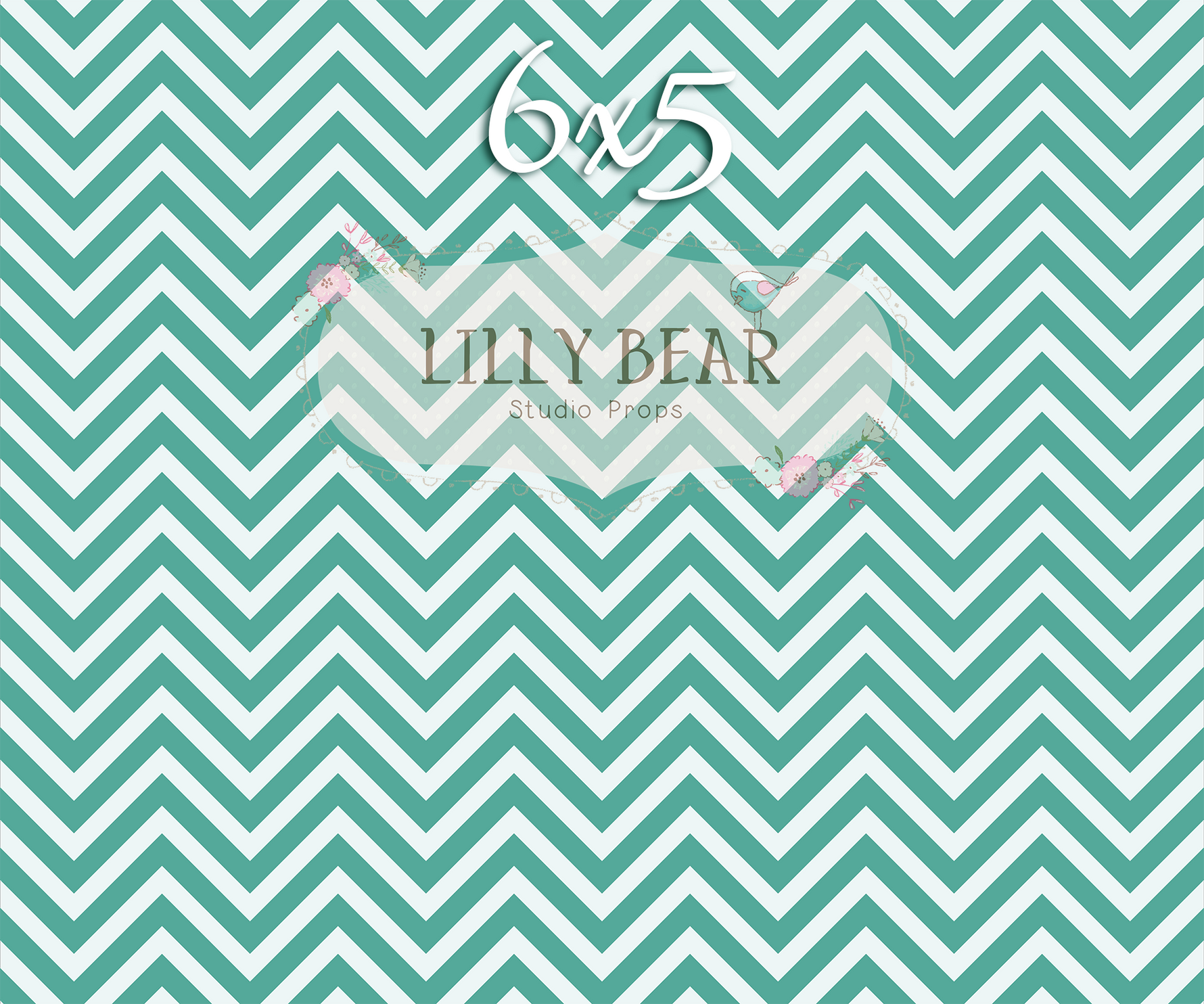 Green Chevron by Lilly Bear Studio Props sold by Lilly Bear Studio Props, chevron - FABRICS - green - green chevron - p