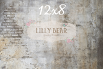 Grunge Brick Floor by Lilly Bear Studio Props sold by Lilly Bear Studio Props, brick - FLOORS - grey - grunge - mat - m