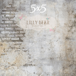 Grunge Brick Floor by Lilly Bear Studio Props sold by Lilly Bear Studio Props, brick - FLOORS - grey - grunge - mat - m