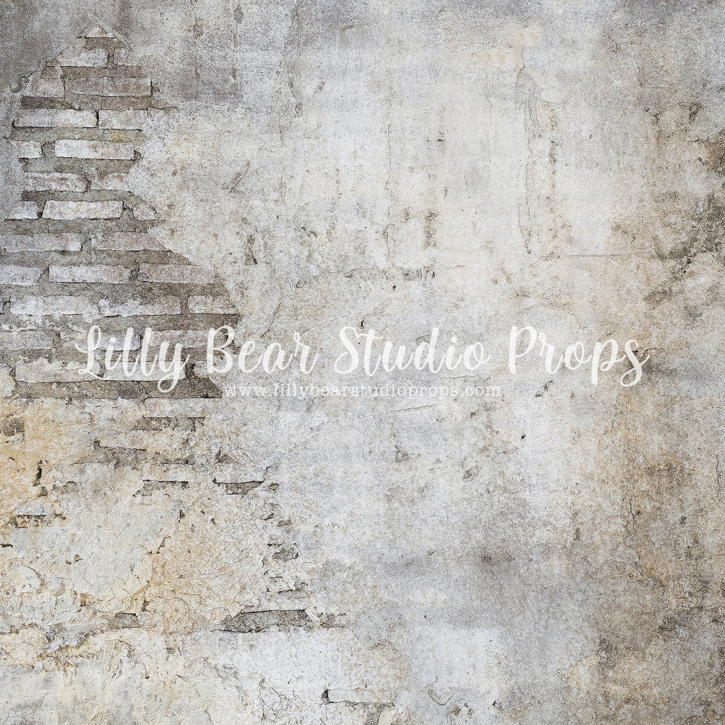 Grunge Brick Floor by Lilly Bear Studio Props sold by Lilly Bear Studio Props, brick - FLOORS - grey - grunge - mat - m