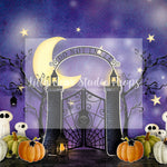 Halloween Warning Dark Sky - Lilly Bear Studio Props, autumn, autumn colors, autumn forest, autumn fox, autumn leaves, creepy halloween, Fabric, FABRICS, fall forest, farm pickup, forest, halloween, halloween forest, halloween gnomes, halloween haunt, halloween mini, halloween night, halloween pumpkins, pickup, pickup truck, pumpkin farm, red pickup, scary halloween, skulls, spooky halloween