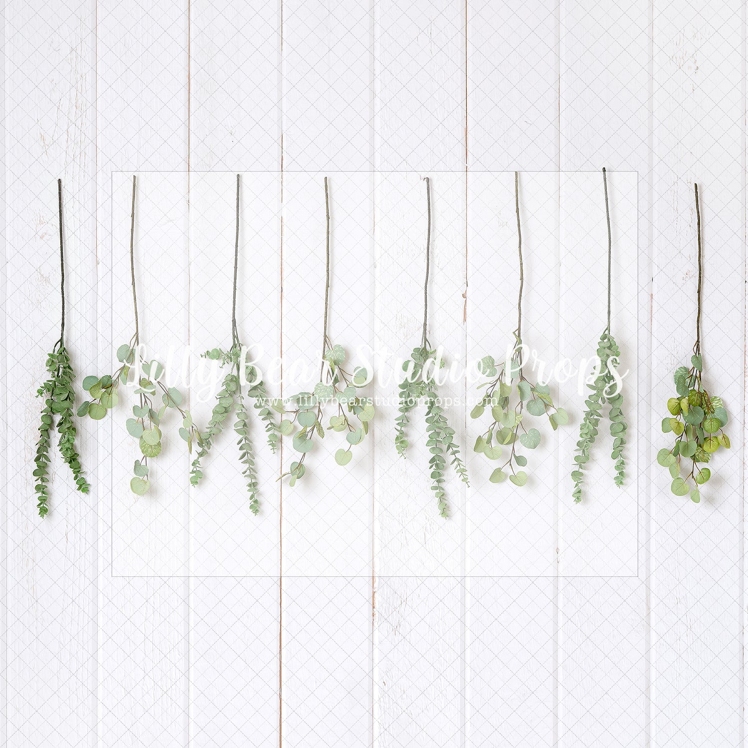 Hanging Eucalyptus - Lilly Bear Studio Props, australia, eucalyptus, eucalyptus balloon, eucalyptus birthday, eucalyptus garden, girls, hanging branches, hanging eucalyptus, hanging greenery, Wrinkle Free Fabric