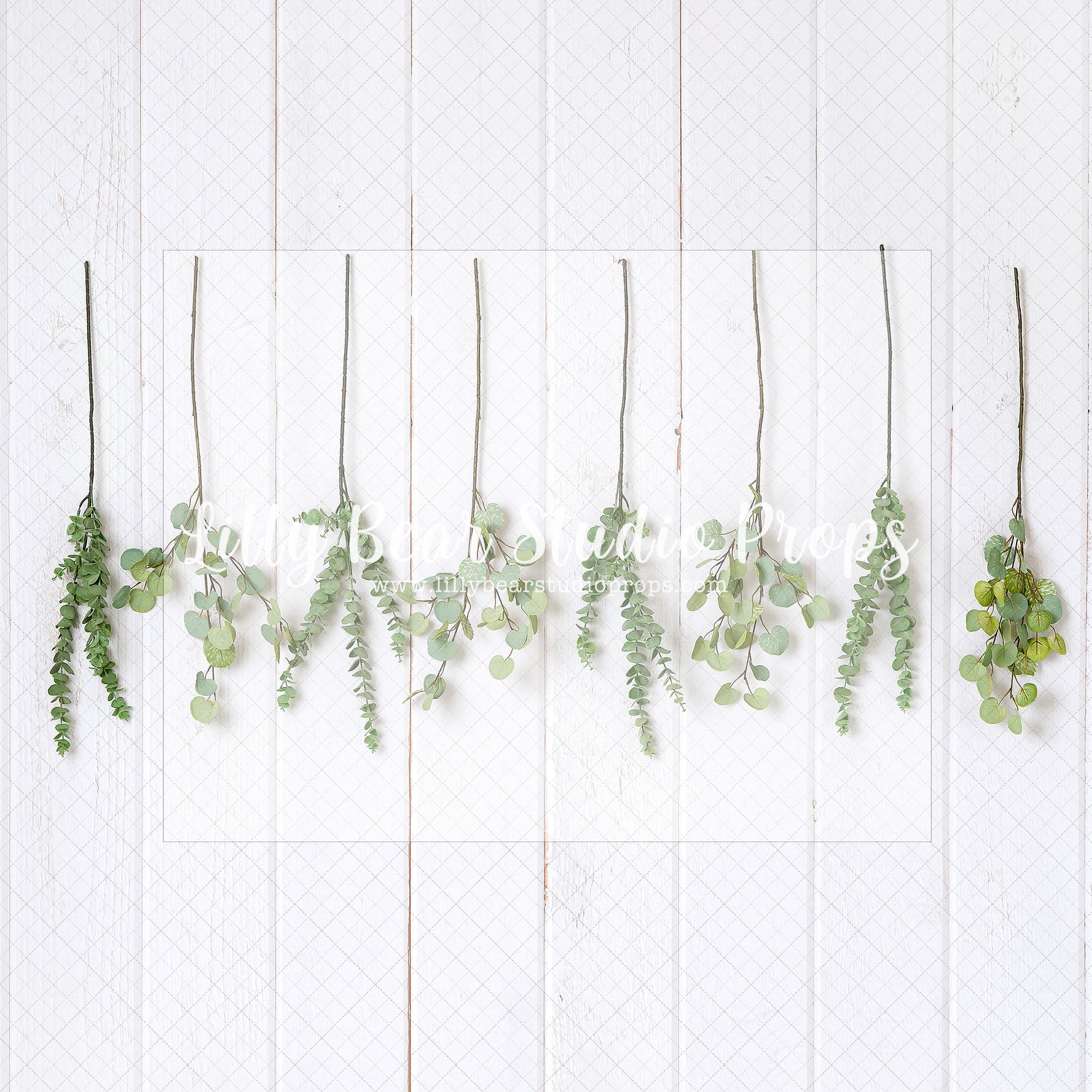 Hanging Eucalyptus - Lilly Bear Studio Props, australia, eucalyptus, eucalyptus balloon, eucalyptus birthday, eucalyptus garden, girls, hanging branches, hanging eucalyptus, hanging greenery, Wrinkle Free Fabric