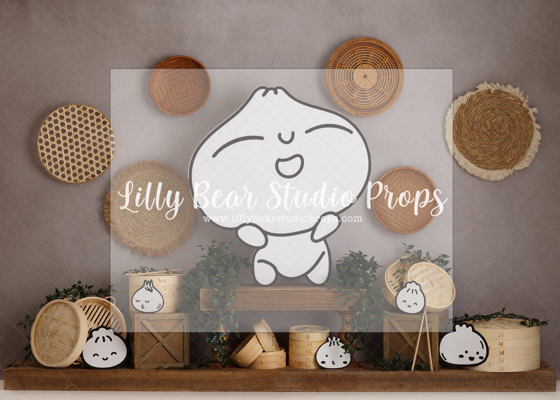 Happy Bao Day - Lilly Bear Studio Props, asian, bao, bohemian dim sum, bohemian garland, bohemian light, Chinese food, dim sum, dim sum birthday, dim sum table, Fabric, FABRICS, food, food steamer, korean, macrame, steamer