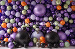 Happy Halloween Hoo! - Lilly Bear Studio Props, balloon, balloon arch, balloon garland, balloon wall, balloons, halloween, halloween balloons, halloween birthday, metallic, metallic balloon wall, metallic purple, pastel balloon wall, pastel purple, pastel wall, purple and green, purple balloon wall, purple balloons, spooky one
