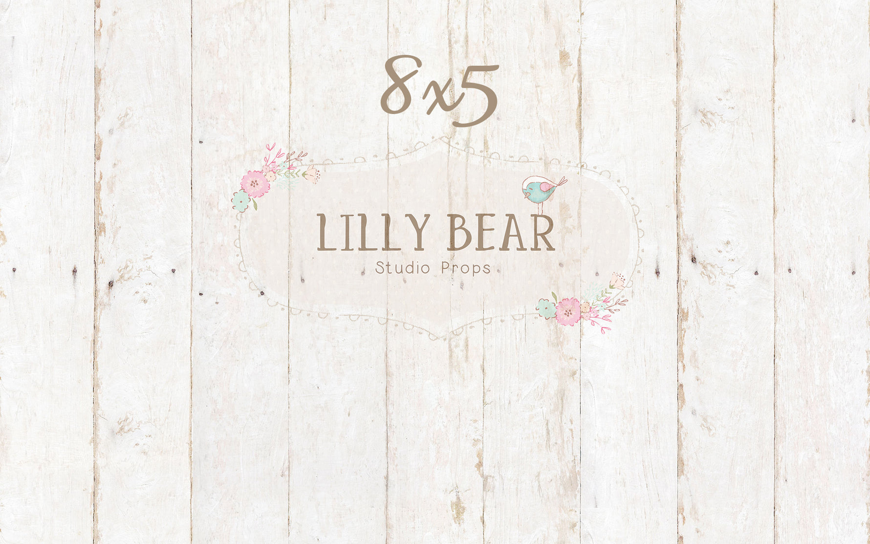 Harper Nailed Wood Planks Floor by Lilly Bear Studio Props sold by Lilly Bear Studio Props, distressed - distressed pla