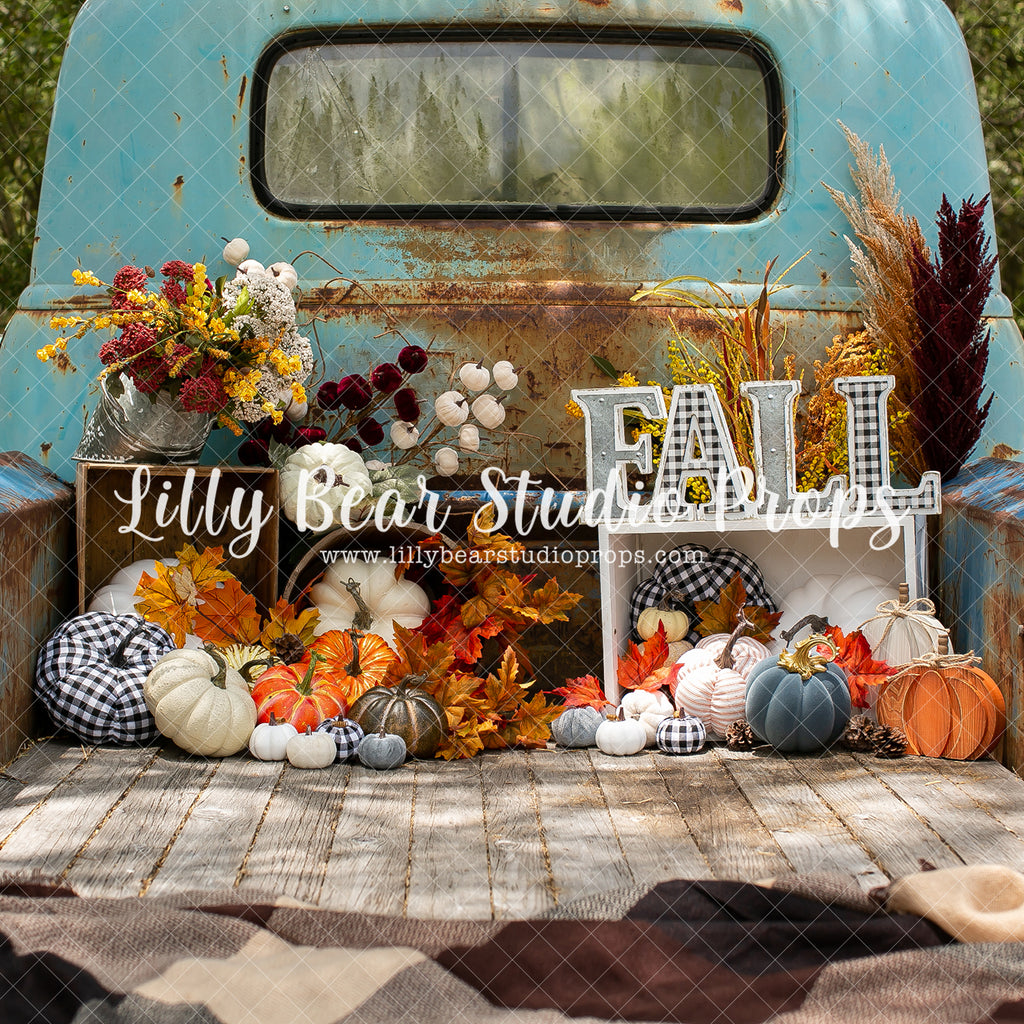 Harvest Pickup by Karissa Knowles Photography sold by Lilly Bear Studio Props, autumn - autumn colors - autumn colours