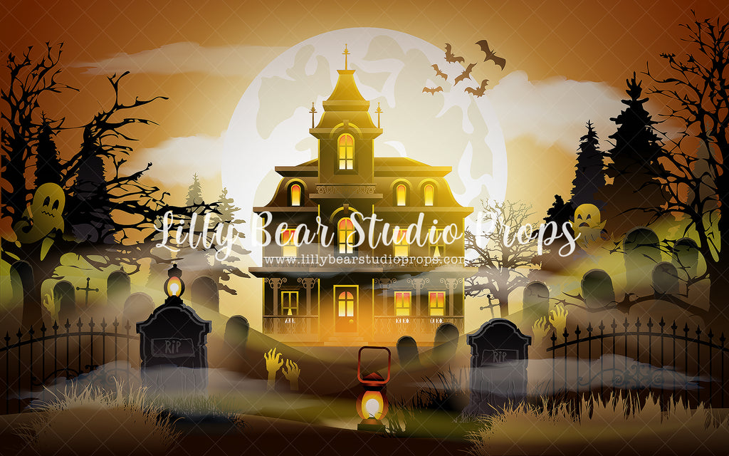 Haunted House Graveyard by Lilly Bear Studio Props sold by Lilly Bear Studio Props, bat - bats - black crows - boy pump