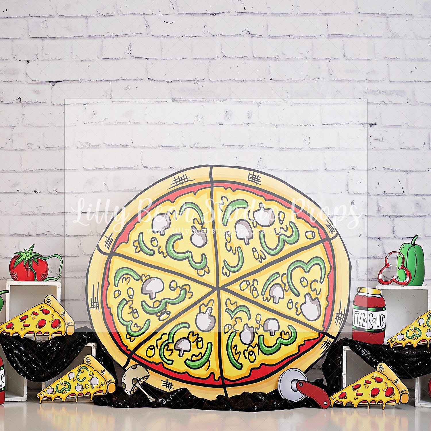 Have a Slice - Lilly Bear Studio Props, football, football field, italian pizza, pizza, pizza hut, pizza oven, pizza parlor, pizza party, pizza pizza, pizza shop, pizza store, pizzaria