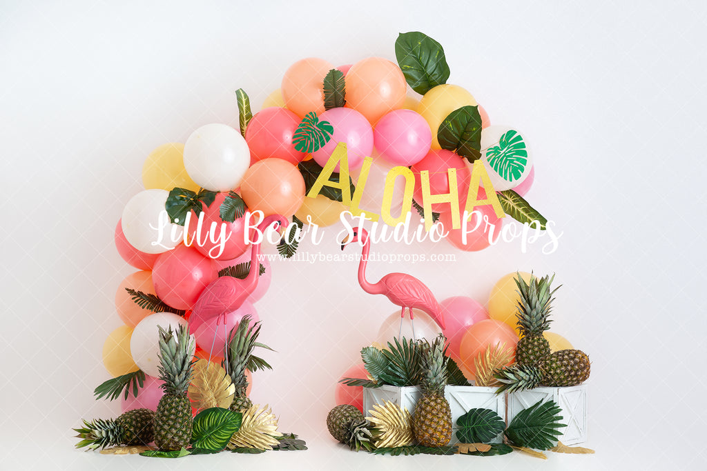 Hawaii Vibes by Anything Goes Photography sold by Lilly Bear Studio Props, aloha - aloha flowers - beach - beach sand