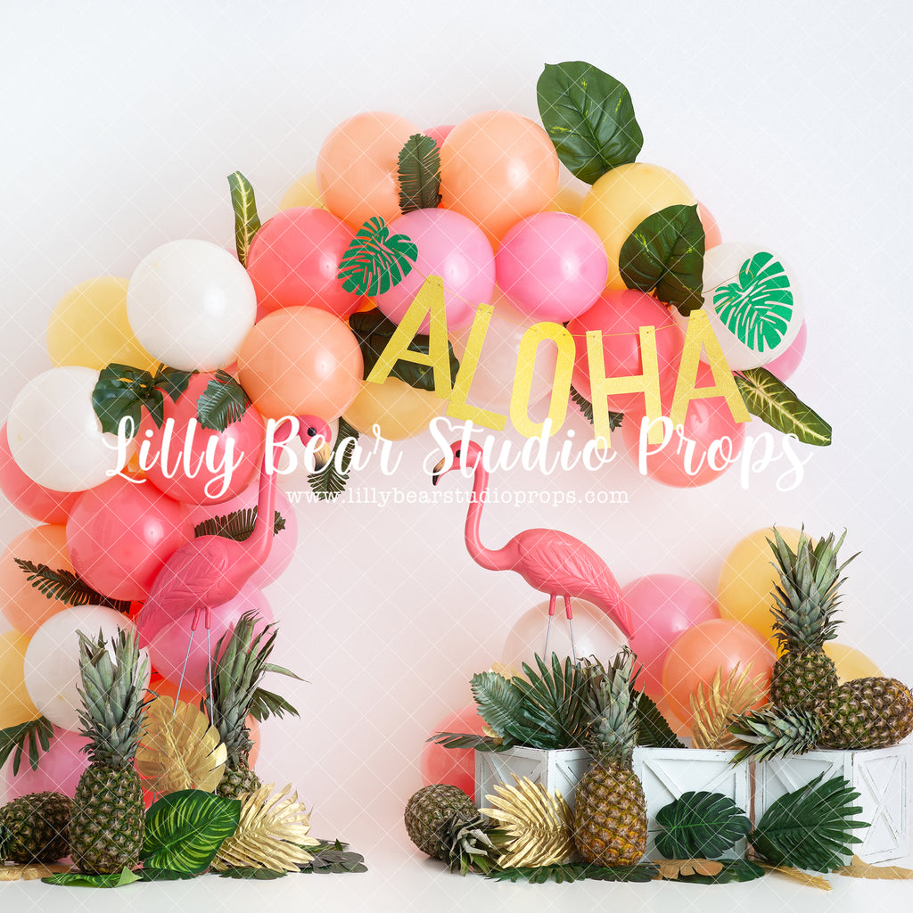 Hawaii Vibes by Anything Goes Photography sold by Lilly Bear Studio Props, aloha - aloha flowers - beach - beach sand