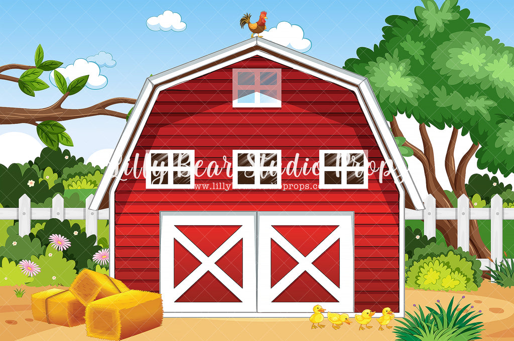 Hay Barn by Brittany Ebany & Co. sold by Lilly Bear Studio Props, barn - barn animals - barn doors - barn party - barny