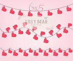 Heart Strings by Lilly Bear Studio Props sold by Lilly Bear Studio Props, FABRICS - heart love - heart pattern - hearts