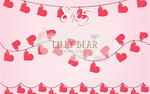 Heart Strings by Lilly Bear Studio Props sold by Lilly Bear Studio Props, FABRICS - heart love - heart pattern - hearts