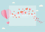Love Hot Air Balloon - Lilly Bear Studio Props, all my heart, balloon hearts, be still my heart, candy hearts, cupid, FABRICS, girl, girls, heart, heart flowers, heart love, heart of gold, hearts, hearts and arrows, hearts bokeh, i love you, love, love is in the air, love shop, love wall, pastel hearts, pattern hearts, pink, pink balloon heart, pink heart, pink heart wall, pink hearts, valentine, valentines, valentines day