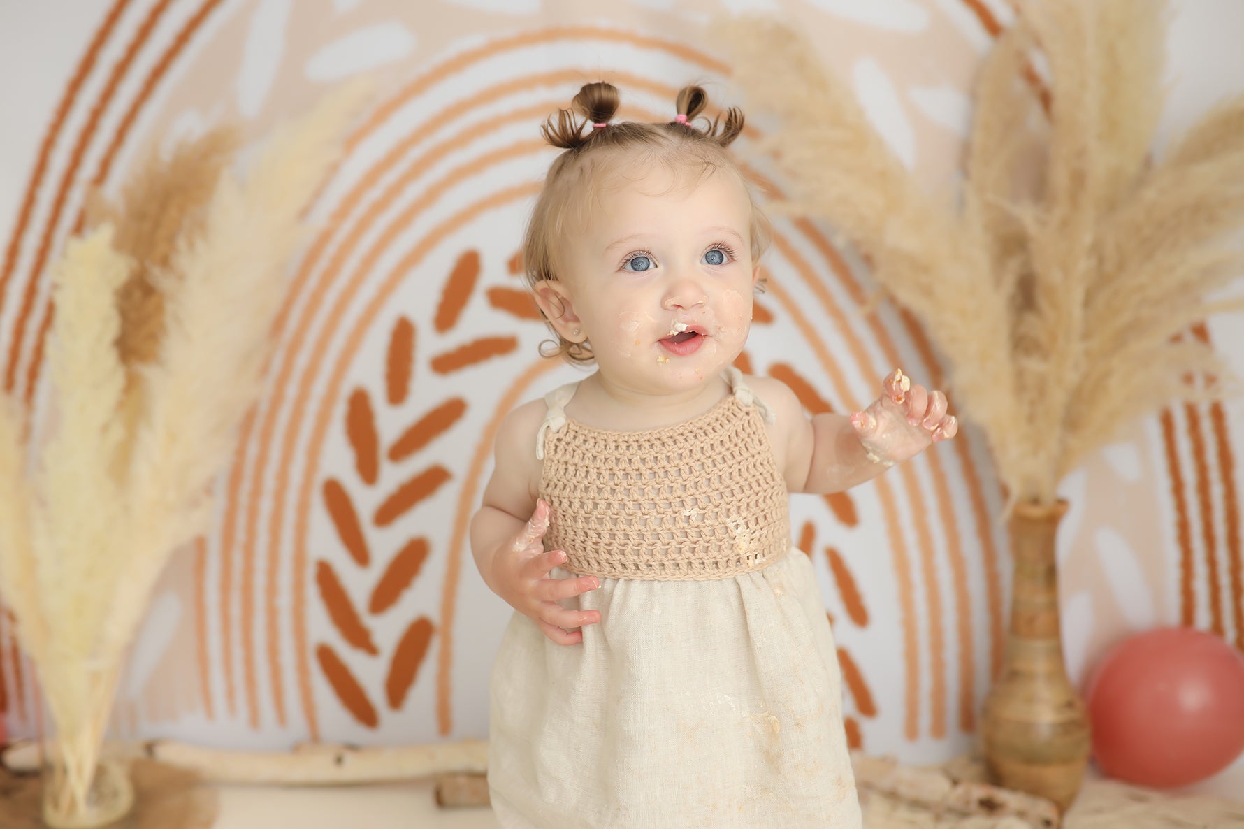 Heart Rainbow - Lilly Bear Studio Props, boho, boho arch, boho chic, boho rainbow, boy, FABRICS, girl, girls, neutral rainbow, pastel rainbow, rainbow, rainbow boho, rainbow curtain, rainbow sky, scandi, scandinavian, Scandinavian rainbow, spring, spring boho, white rainbow