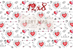 Hearts and Arrows by Lilly Bear Studio Props sold by Lilly Bear Studio Props, arrows - cupid - FABRICS - heart - heart