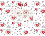 Hearts and Arrows by Lilly Bear Studio Props sold by Lilly Bear Studio Props, arrows - cupid - FABRICS - heart - heart