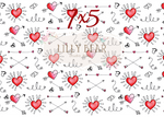 Hearts and Arrows by Lilly Bear Studio Props sold by Lilly Bear Studio Props, arrows - cupid - FABRICS - heart - heart