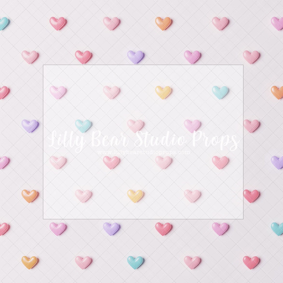 Heart Candy - Lilly Bear Studio Props, all my heart, balloon hearts, be still my heart, candy hearts, cupid, FABRICS, girl, girls, heart, heart love, heart of gold, hearts, hearts and arrows, hearts bokeh, i love you, love, love is in the air, love shop, love wall, pastel hearts, pattern hearts, pink, pink balloon heart, pink heart, pink heart wall, pink hearts, valentine, valentines, valentines day