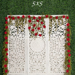 Hedge Of Roses by Meagan Paige Photography sold by Lilly Bear Studio Props, FABRICS - floral - garden - rose garden - r