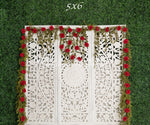 Hedge Of Roses by Meagan Paige Photography sold by Lilly Bear Studio Props, FABRICS - floral - garden - rose garden - r