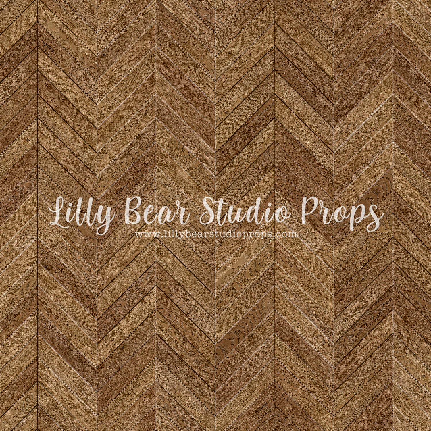 Herringbone Wood Planks Floor by Lilly Bear Studio Props sold by Lilly Bear Studio Props, barn wood - brown wood - brow