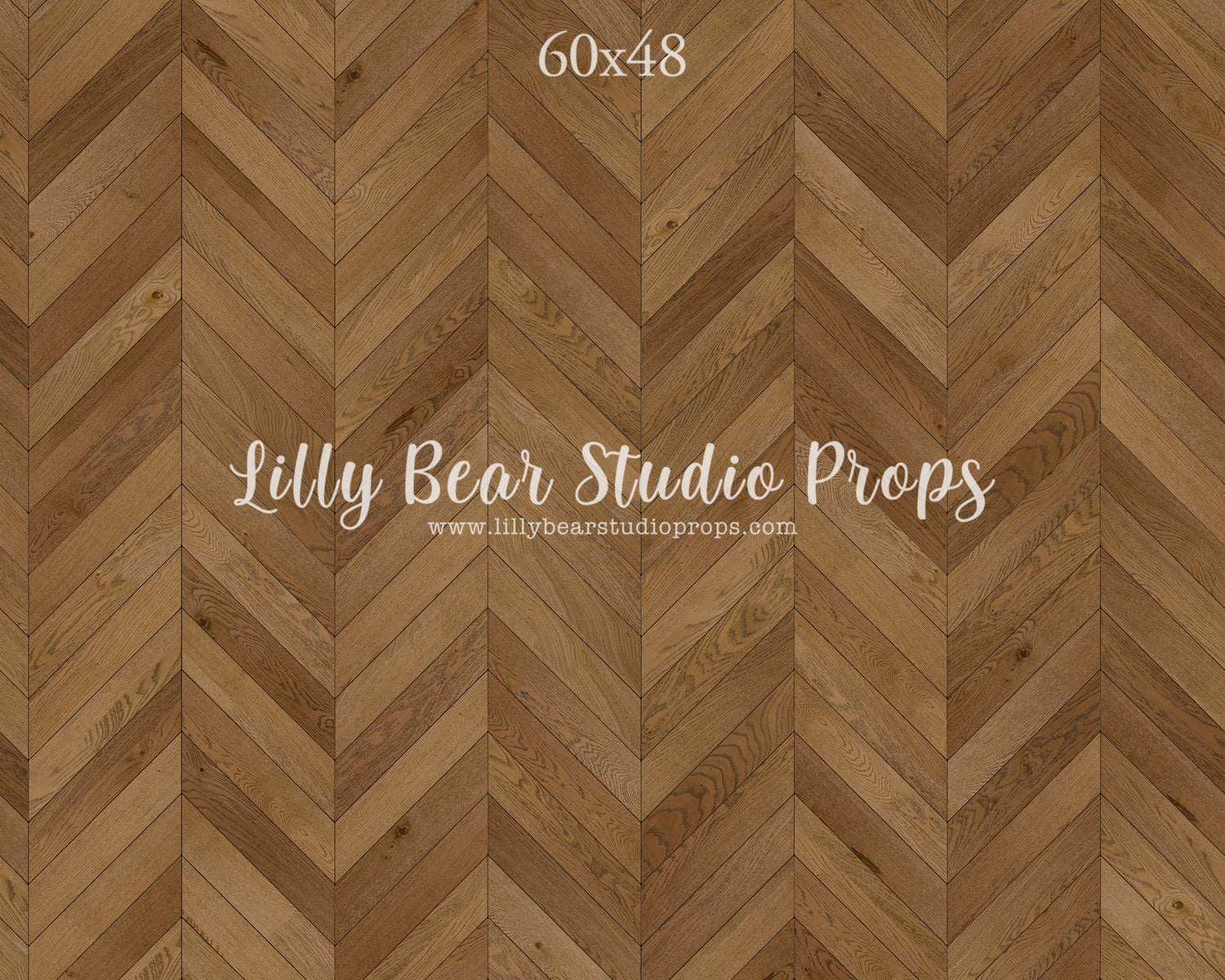Herringbone Wood Planks Floor by Lilly Bear Studio Props sold by Lilly Bear Studio Props, barn wood - brown wood - brow