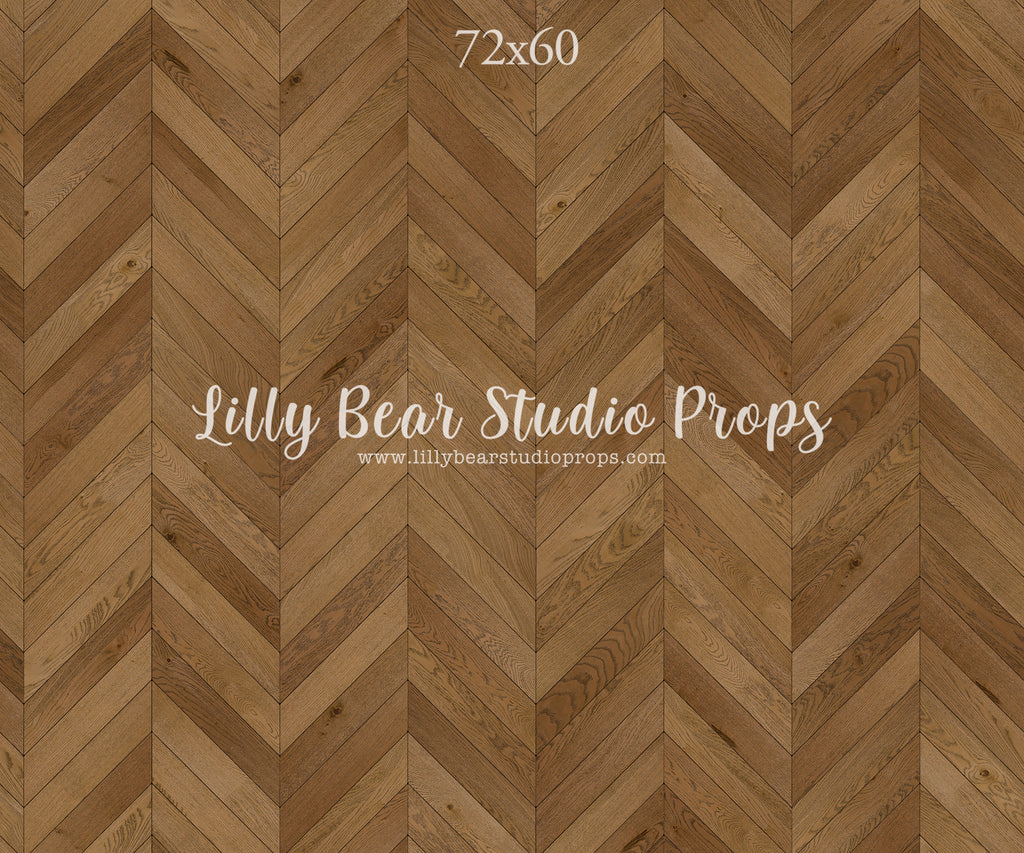 Herringbone Wood Planks LB Pro Floor by Lilly Bear Studio Props sold by Lilly Bear Studio Props, barn wood - brown wood