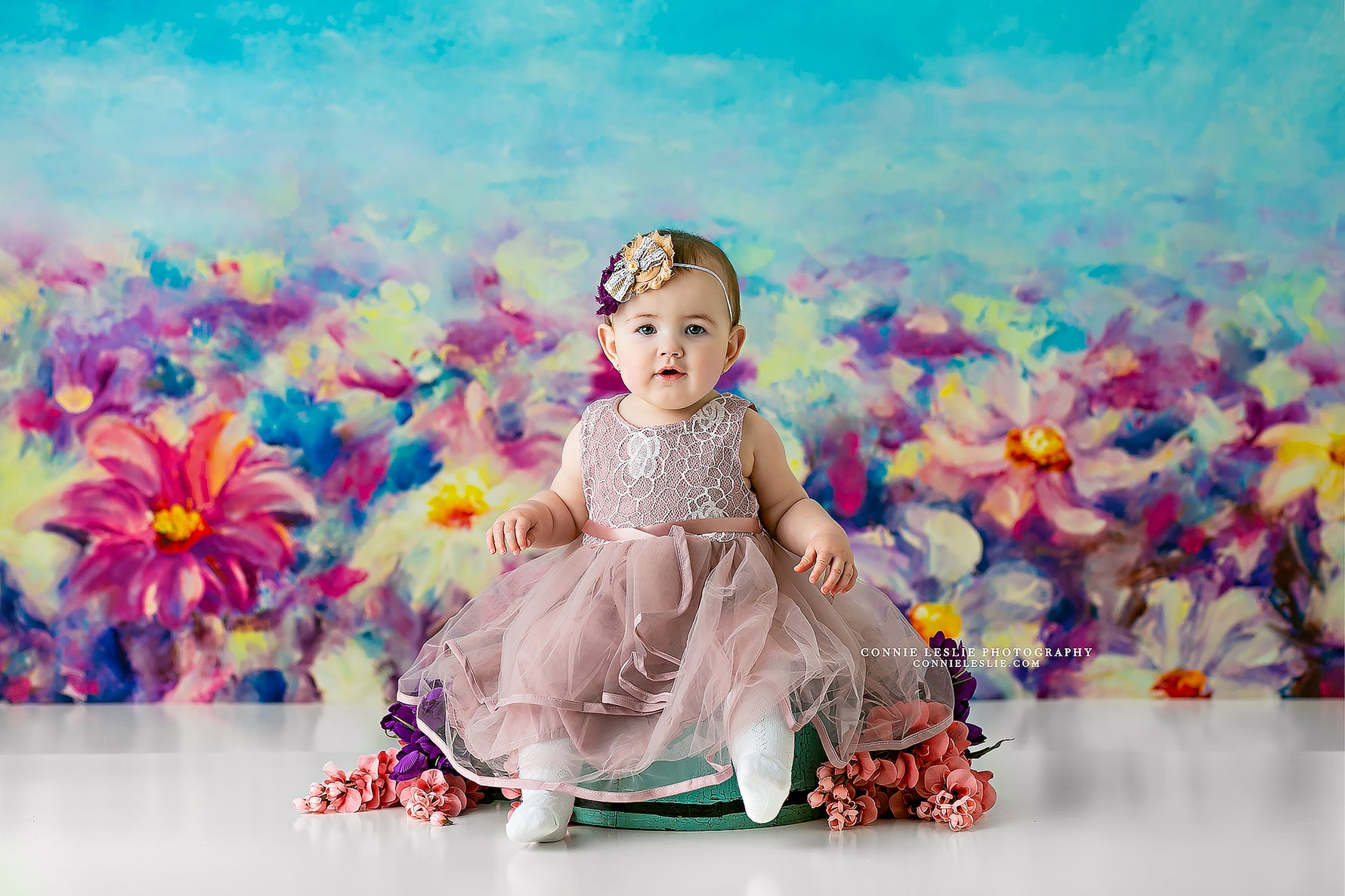 Spring Day by Lilly Bear Studio Props sold by Lilly Bear Studio Props, FABRICS - field of flowers - floral - flowers