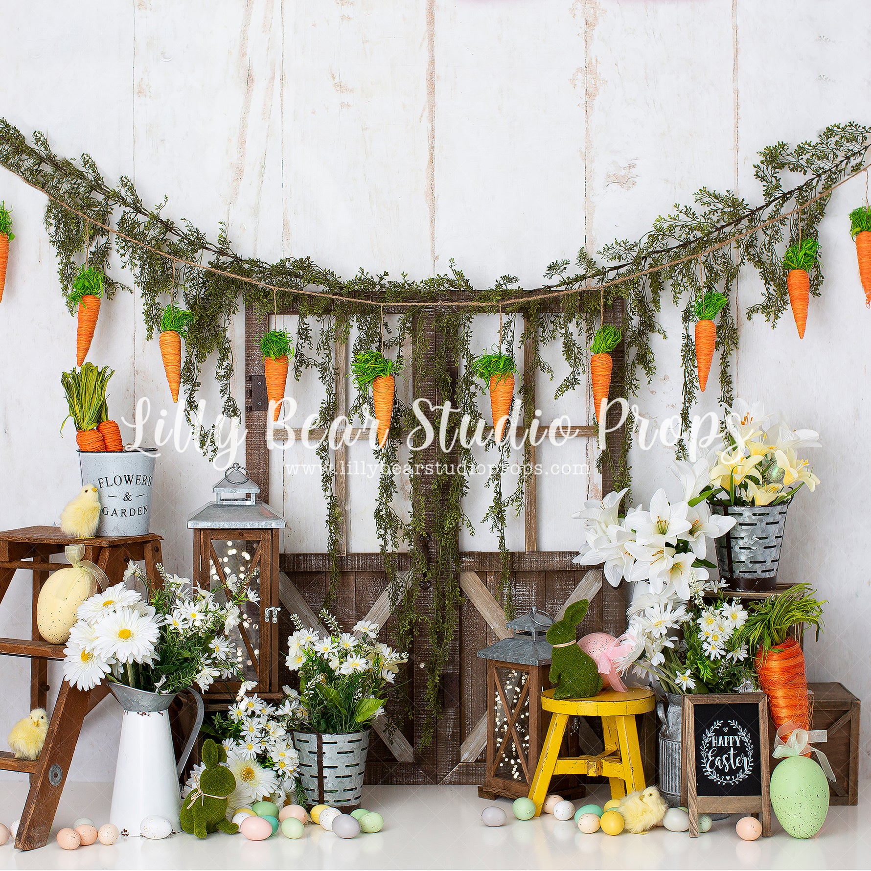 Hippity Hop by Anything Goes Photography sold by Lilly Bear Studio Props, boy - bunny - carrot - easter - FABRICS - gir